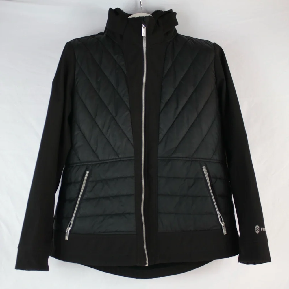 Free Country Black Full Zip Jacket Womens Size XL - Picture 2 of 7